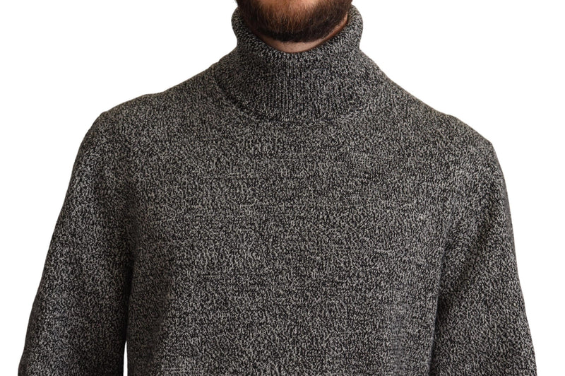 Elegante maglione grigio in cashmere