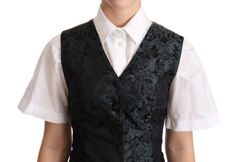 Gilet floral enchanteur de Jacquard