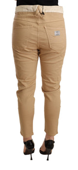 Pantalon skinny Slim Slim Fit Beige