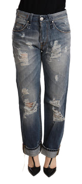 Authentische mittlere Taille Baggy Jeans Jeans