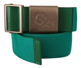 Ceinture en coton réglable en vert élégant