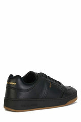 Eleganti sneaker in pelle bassa nera