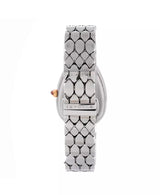 Serpenti Seduttori Quartz Watch in Stainless Steel and Rose Gold with Diamond Bezel 25mm