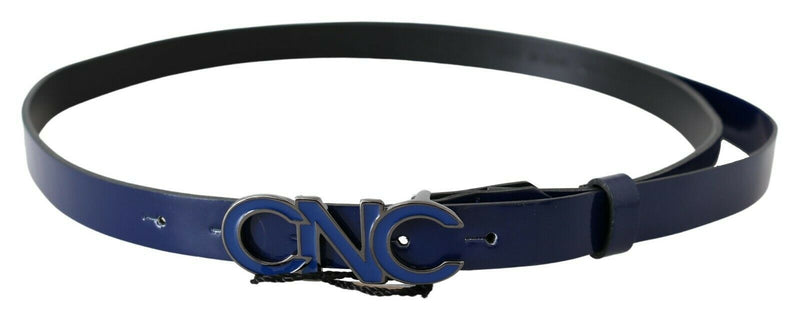 Ceinture de mode en cuir bleu foncé élégant