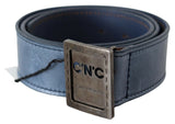 Ceinture de mode en cuir bleu élégant