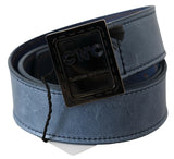 Ceinture de mode en cuir bleu élégant