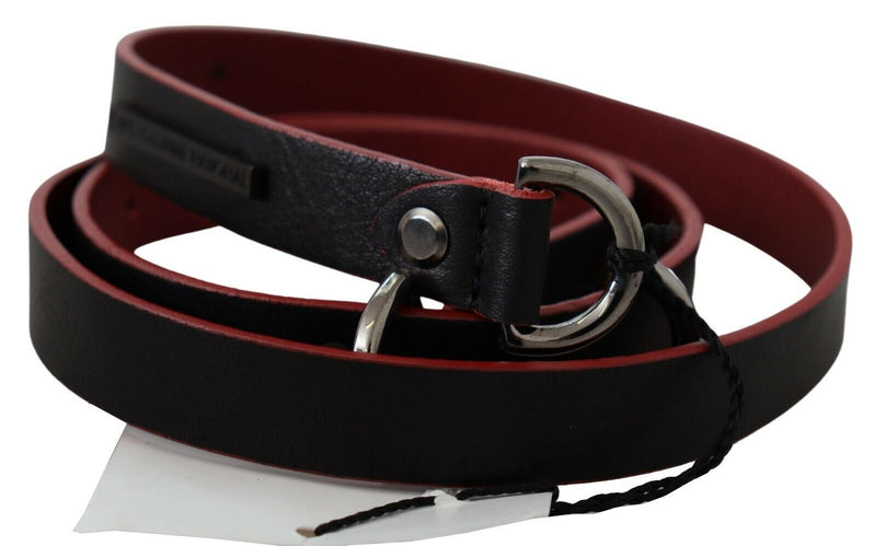 Ceinture en cuir double ton élégante