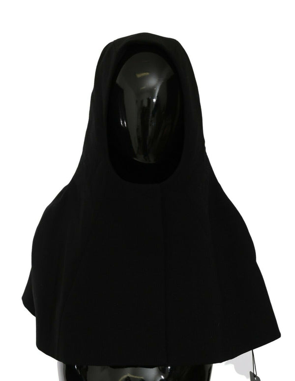 Emball de foulard à capuche noir élégant