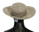 Elegant Beige Panama Cap - Accessoire de mode intemporel