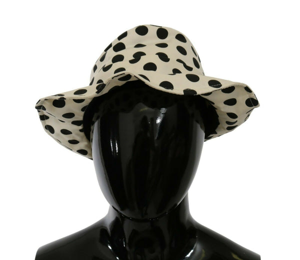 Cappello Trilby Chic Black Polka Dot