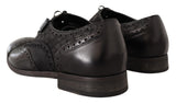 Exotische Leder -Brogue Derby -Kleiderschuhe