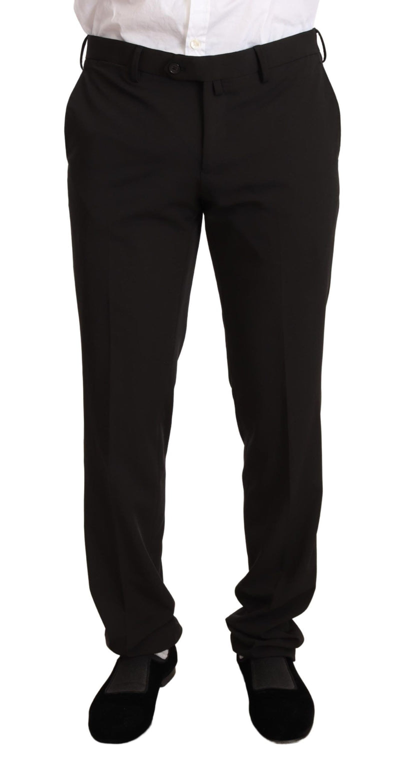 Elegante abito a due pezzi in forma Black Slim Fit