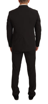 Costume élégant en deux pièces Slim Fit Black