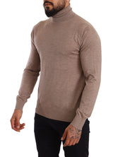 Eleganter Kaschmir -Rollkragenpullover -Pullover