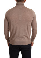 Eleganter Kaschmir -Rollkragenpullover -Pullover