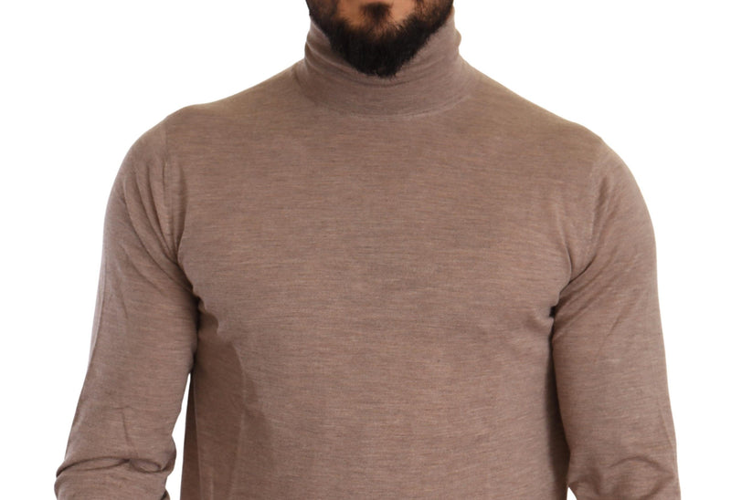 Eleganter Kaschmir -Rollkragenpullover -Pullover