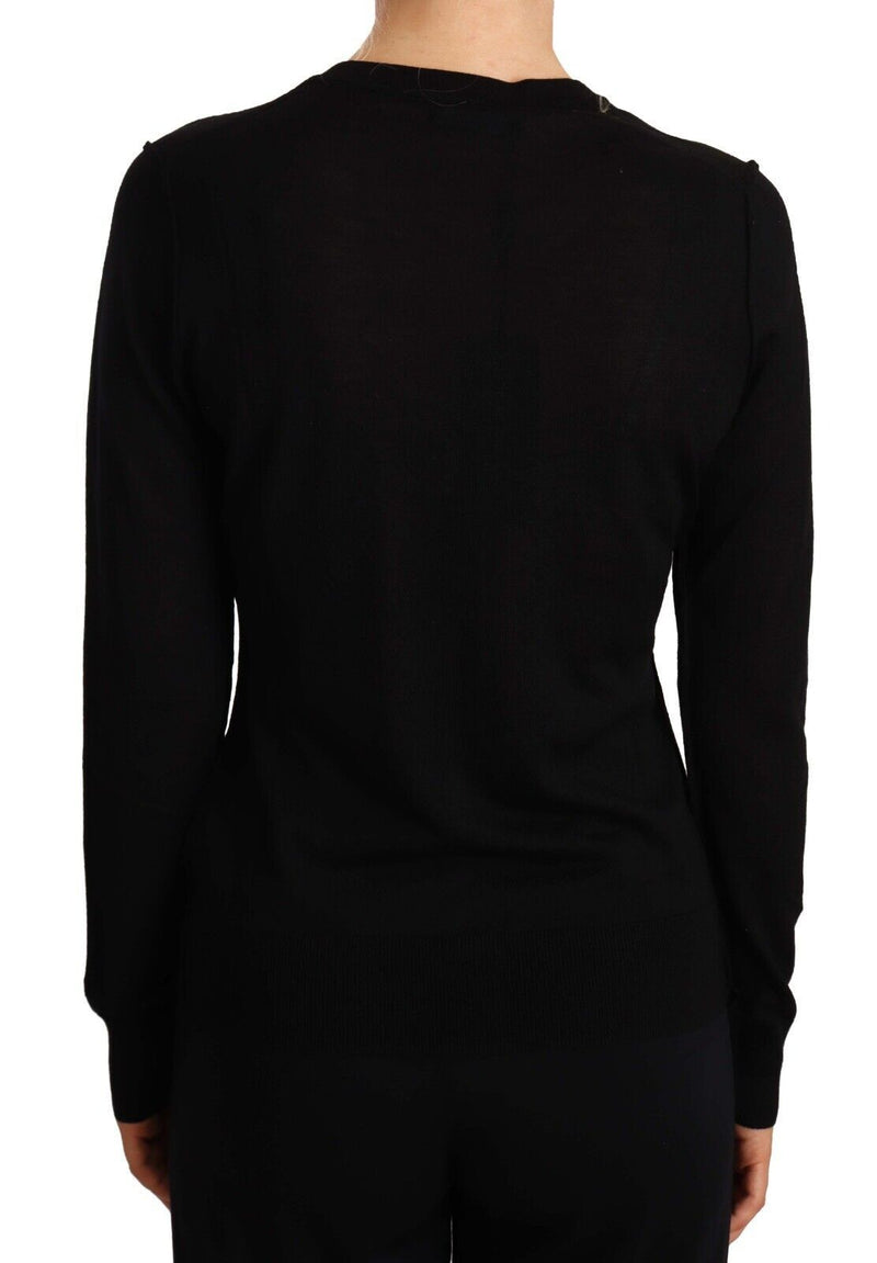 Eleganter Crewneck Virgin Wollpullover