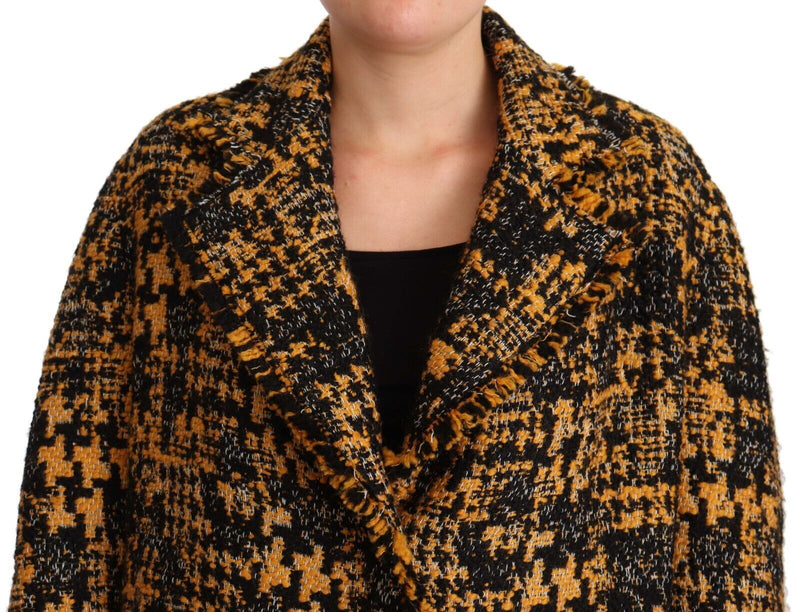 Cappotto cardigan lungo tacca multicolore