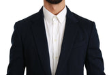 Elegante blazer de hombre azul oscuro Fit