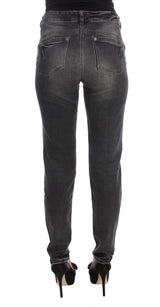 Jeans de ajuste regular gris elegante