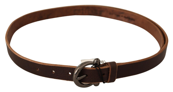 Ceinture de mode en cuir marron élégant