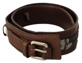 Ceinture de mode en cuir marron élégant