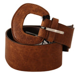 Ceinture de mode en cuir marron élégant