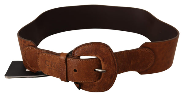 Ceinture de mode en cuir marron élégant