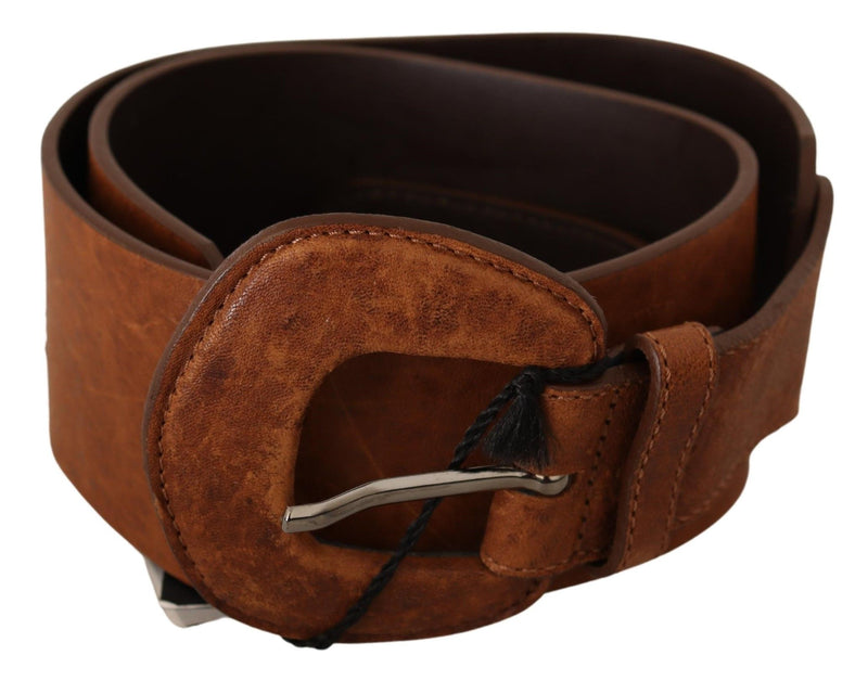 Ceinture de mode en cuir marron élégant