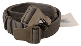 Ceinture de mode en cuir gris élégant