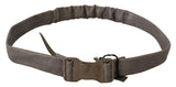 Elegant Gray Leather Fashion Belt