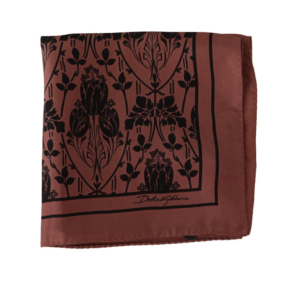 Κομψό Floral Silk Pocket Square