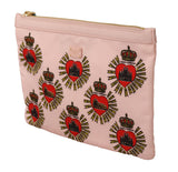 Elegante rosa Herzkupplungsbrieftasche