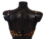 Reggiseno di stampa leopardata elegante