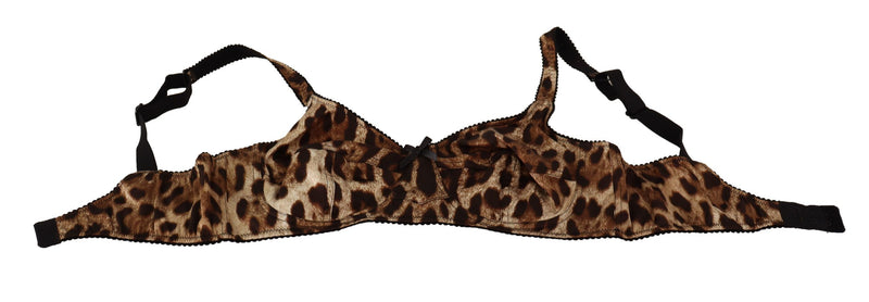 Reggiseno di stampa leopardata elegante