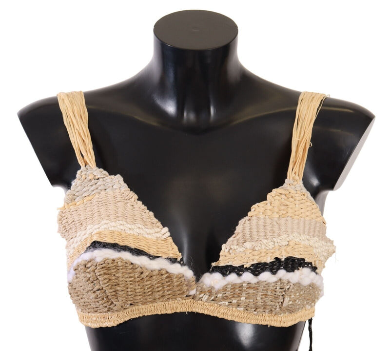 Top de crochet beige elegante