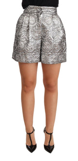 Brocade floral chic Mini short