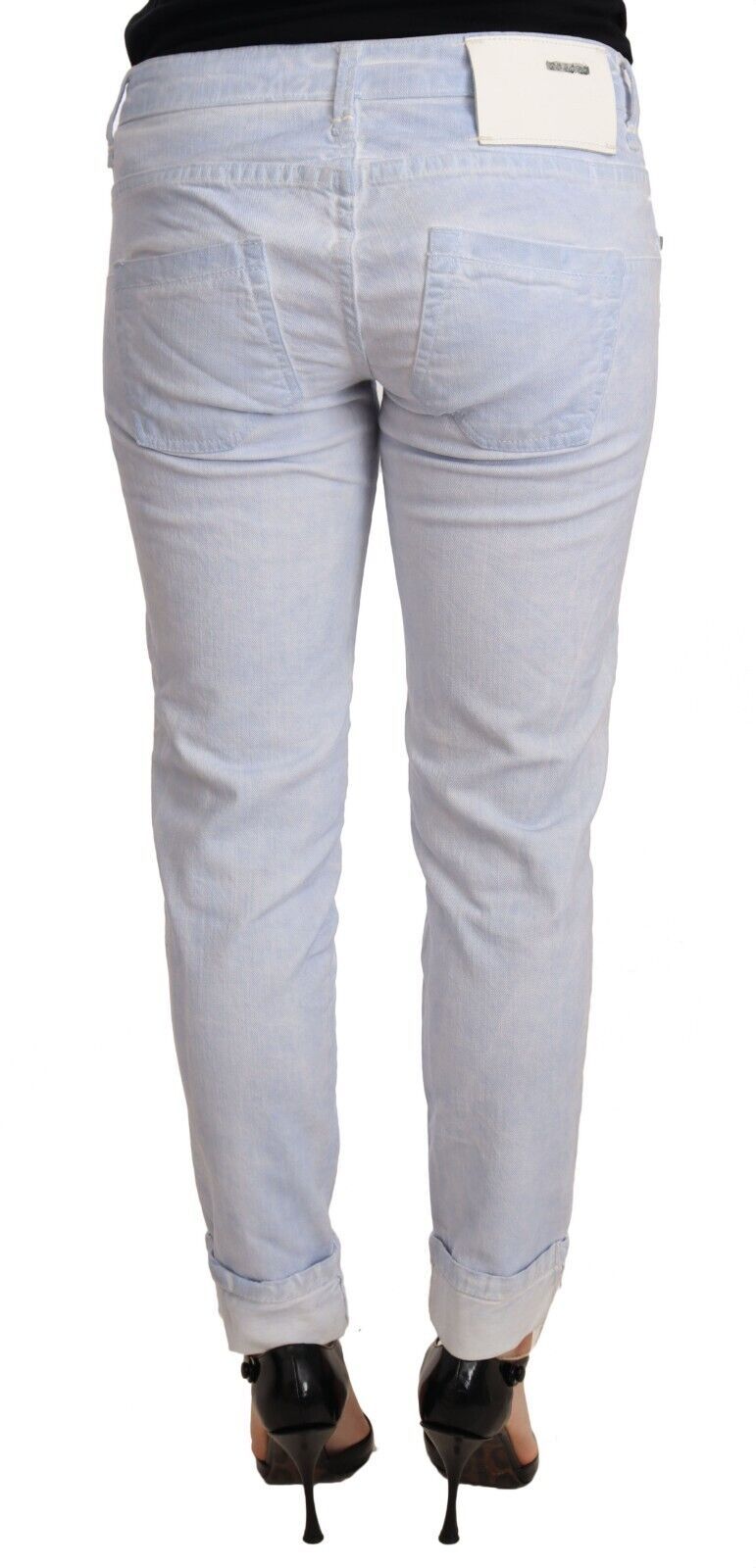 Jeans in denim in cotone azzurro