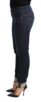 Chic Low Waist Skinny Denim