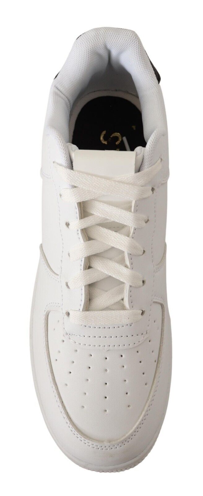 Sneaker chic in pelle bianca bassa