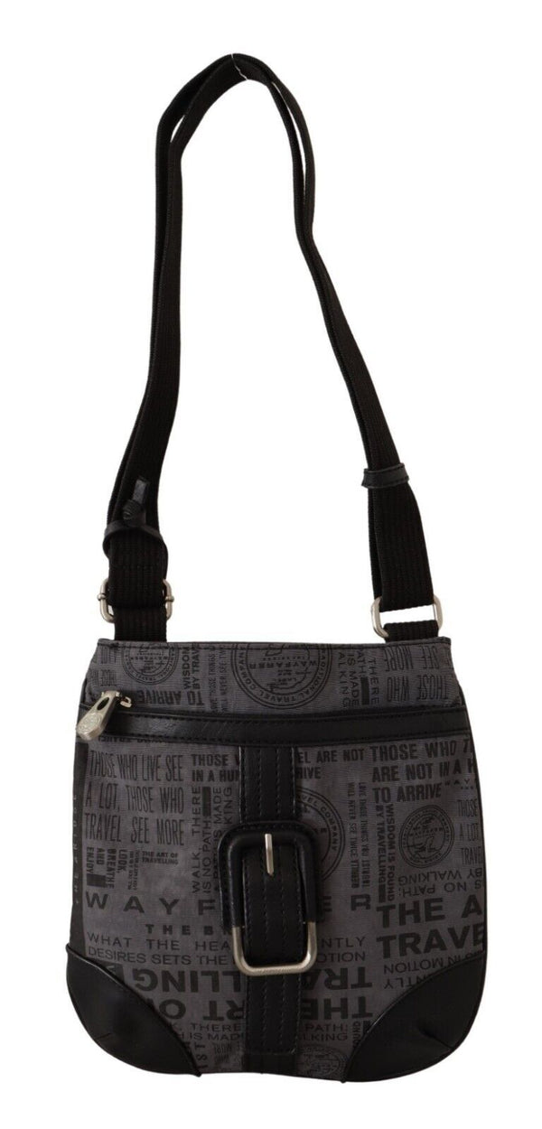 Sac crossbody tissu gris chic