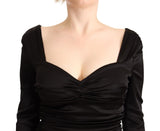 Robe de gaine élégante noire chérie