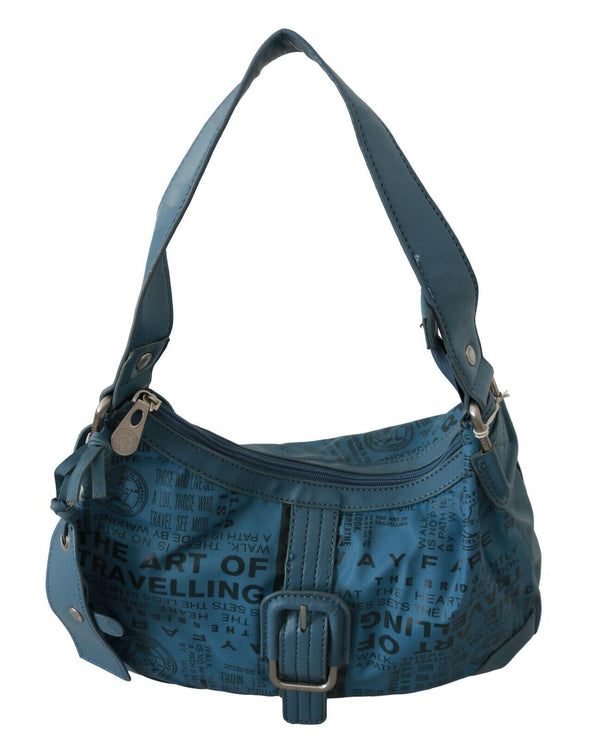 Bolso de hombro de tela azul elegante: perfecto para la elegancia diaria