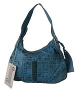 Bolso de hombro de tela azul elegante: perfecto para la elegancia diaria