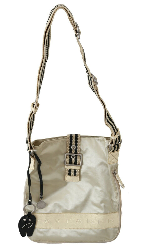 Bolso de tela beige elegante