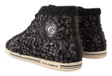 Eleganti sneaker grigie high top