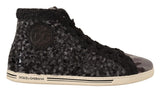 Eleganti sneaker grigie high top