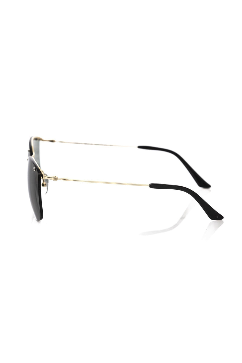 Gold Akzent Clubmaster Sonnenbrille