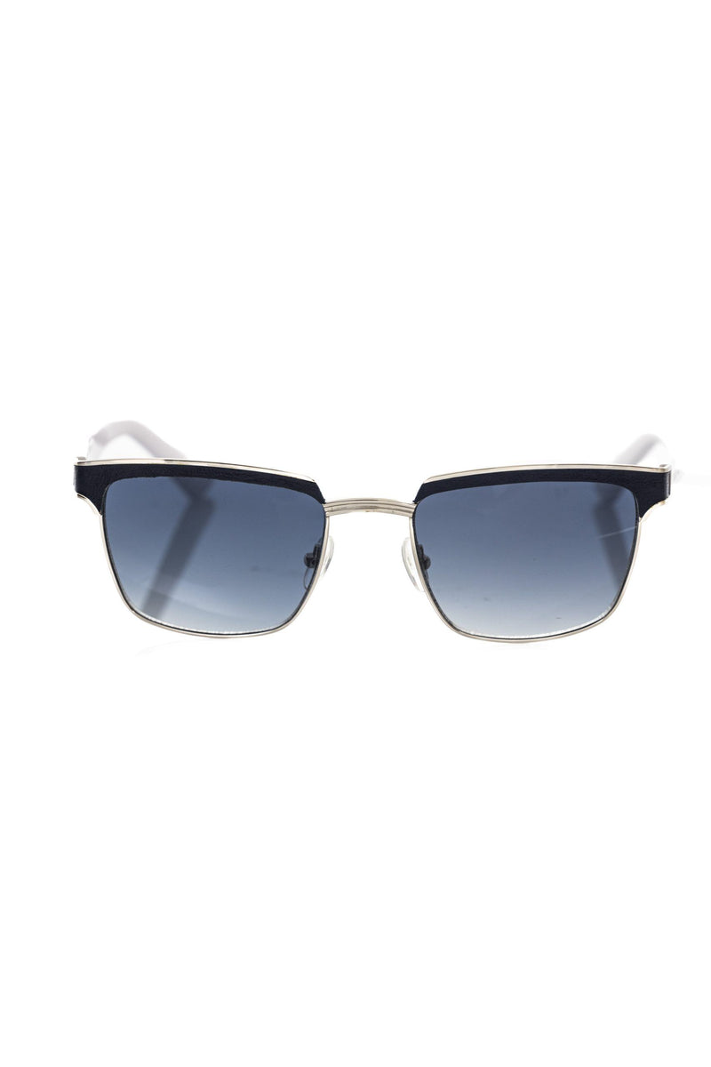 Elegante Clubmaster Black Leder Sonnenbrille