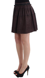 Chic Purple Mini Skirt for Elegant Evenings